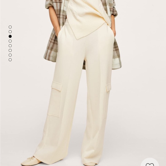 Mango Wide Leg Pants with pockets - Picture 1 of 9